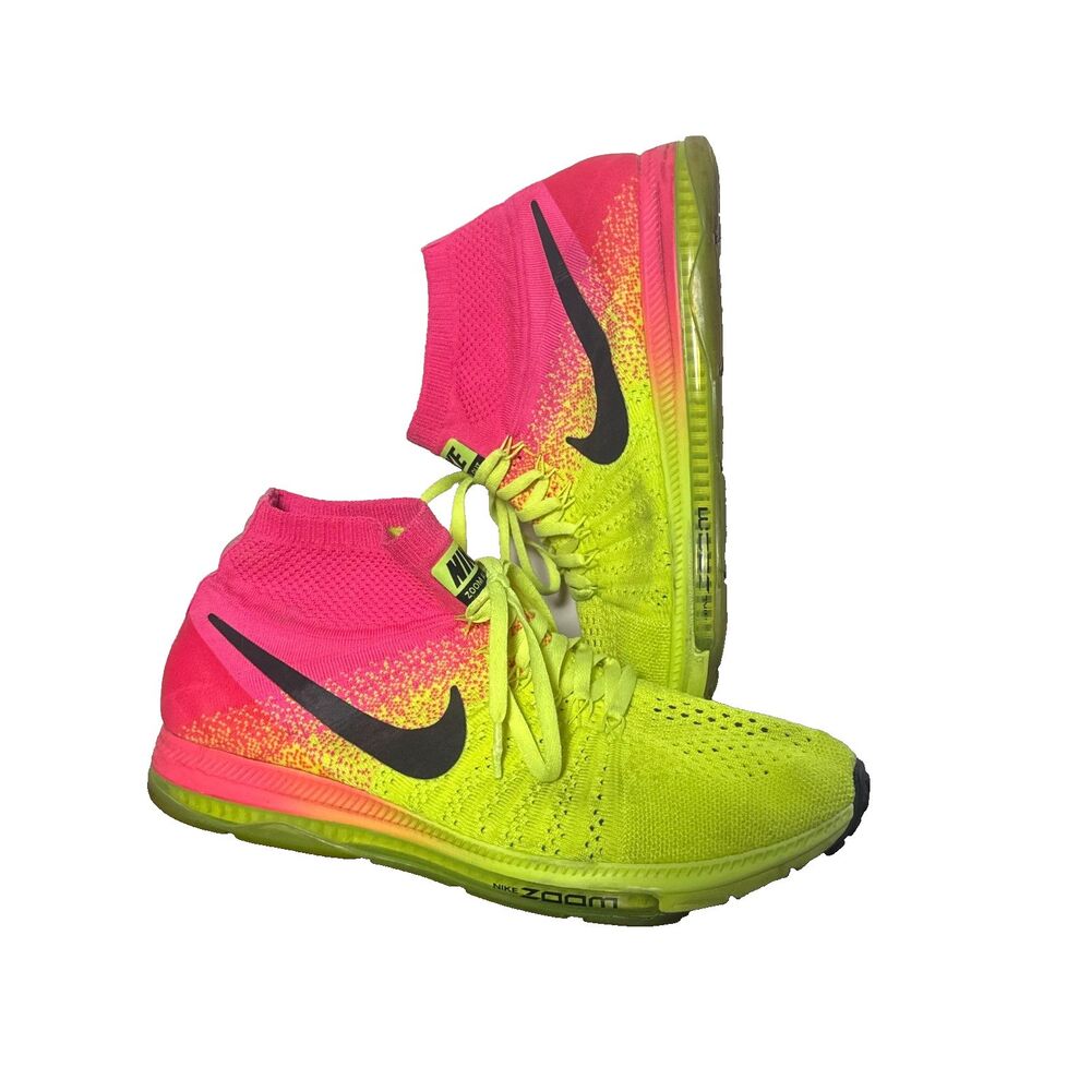 Nike Mens 10 Zoom Flyknit Running Shoes Sneakers Athletic Lightweight Trainers